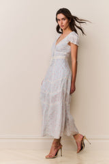 Aurela Floral Cotton Midi Dress
