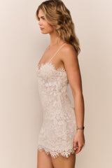 Jetta Sequin Lace Mini Dress