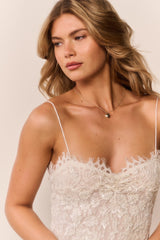 Jetta Sequin Lace Mini Dress