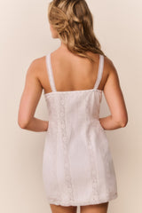 Aster Cotton Victorian Mini Dress