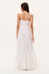 Espa Lace-Trimmed Maxi Dress
