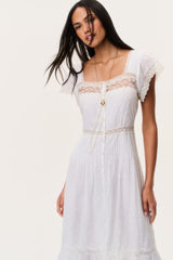 Georgine Cotton Lace Maxi Dress