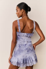 Lavine Hand-Dyed Cotton Mini Dress