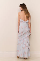 Rialto Floral Chiffon Maxi Dress