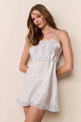 Sanna Lace-Detailed Mini Slip Dress