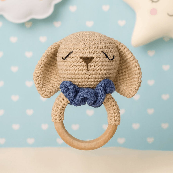 Happy Matty Bunny Crochet Rattle