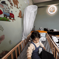 Grey Waterproof Crib Mattress Protector Sheet