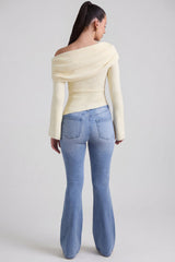 High-Rise Flared Jeans in Vintage Wash