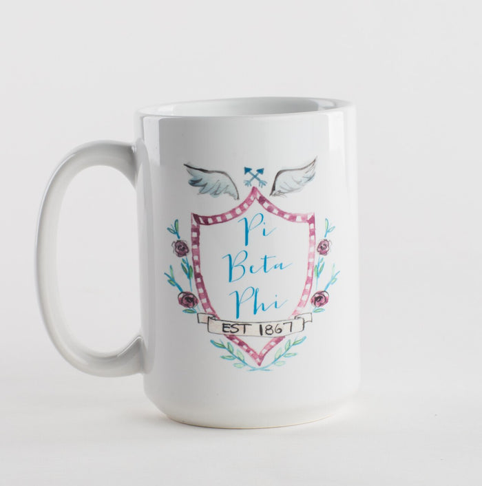 Pi Beta Phi Motif Mug