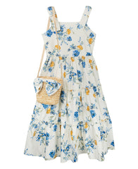 Rare Editions Big Girls Floral Maxi Dress