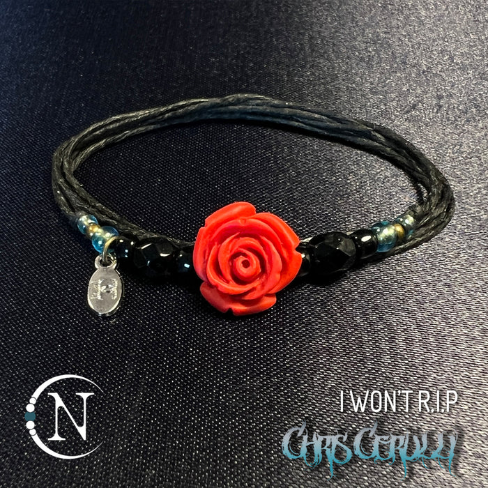 Red I Won't R.I.P NTIO Bracelet by Chris Cerulli ~ Limited Edition