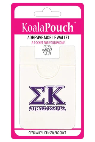 Sigma Kappa Letter Phone Wallet
