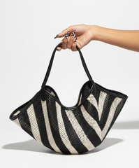 The Proverbs 31 Woman Woven Chevron Tote
