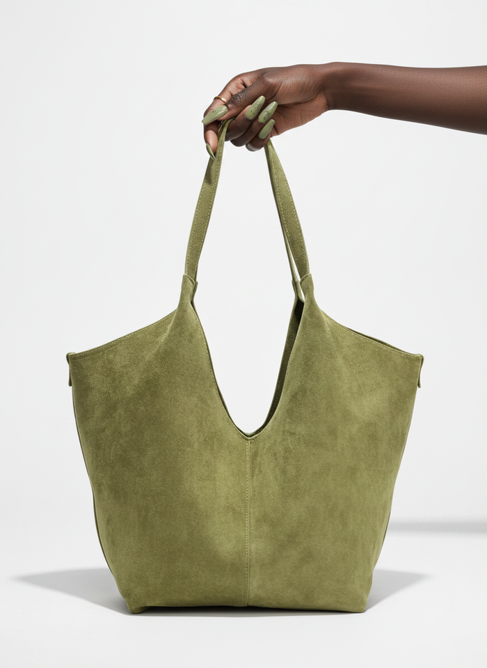 The Well Suede Casual Suede Tote