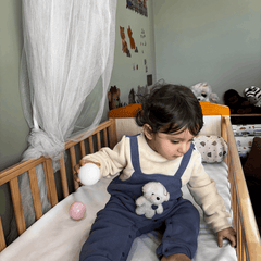 White Waterproof Crib Mattress Protector Sheet
