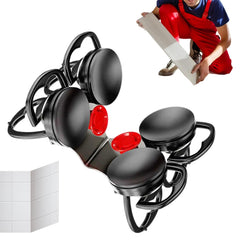 Professional Corner Seam Leveling Tool – Heavy-Duty Suction Cup Tile & Countertop Alignment Clamp