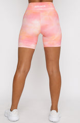 Kelly Bike Shorts Pink Sunset