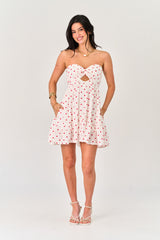 Summer Breeze Dress in Red Polka Dot
