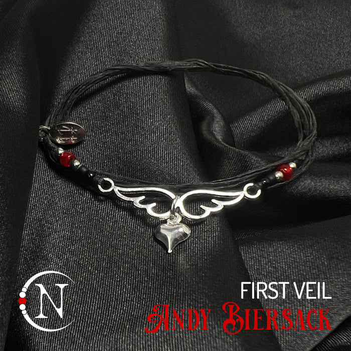 4 Piece Blood Red NTIO Bracelet Bundle by Andy Biersack