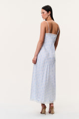 Manuela Silk-Blend Maxi Slip Dress