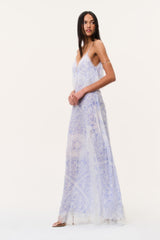 Stelline Sheer Silk Maxi Dress