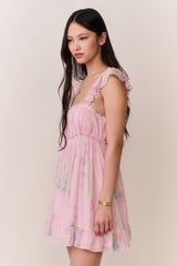 Zanira Floral Chiffon Mini Dress