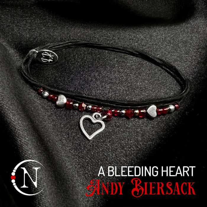 A Bleeding Heart NTIO Bracelet by Andy Biersack ~ Limited Edition 50