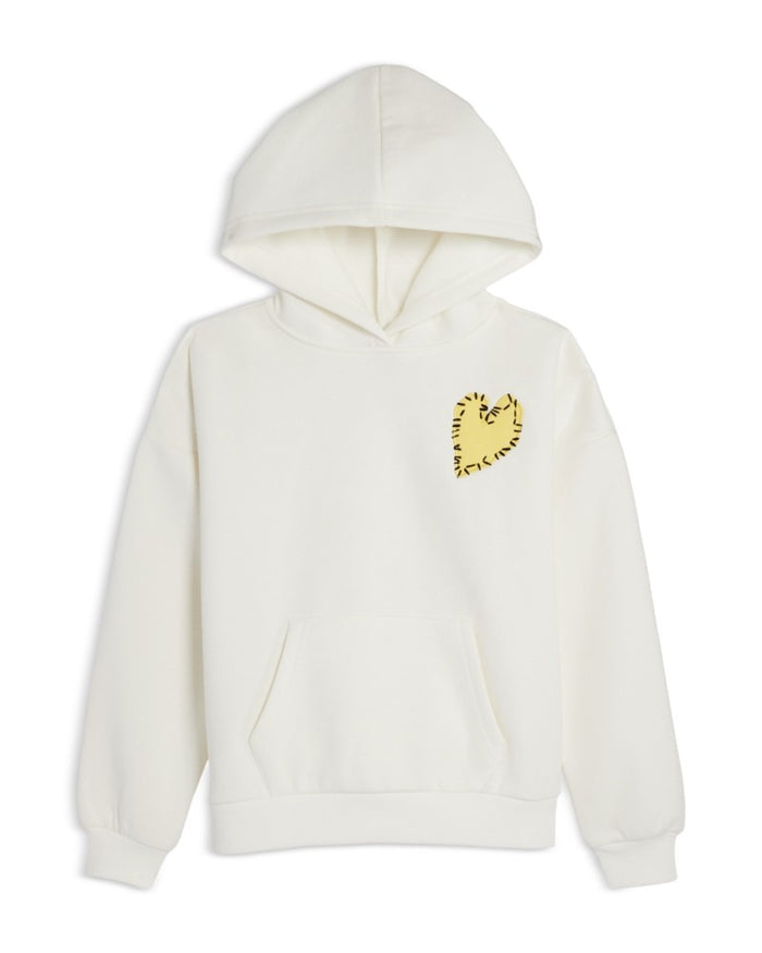 Aqua Girls' Heart Patch Hoodie