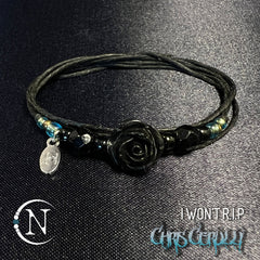 Black I Won't R.I.P NTIO Bracelet by Chris Cerulli ~ Limited Edition