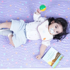 Happy Matty Premium Baby Mat with Cute Baby Lifestyle Image
