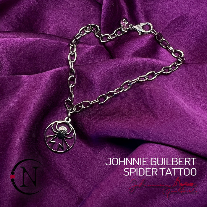 Chain Bracelet ~ Spider Tattoo by Johnnie Guilbert ~LIMITED EDITION