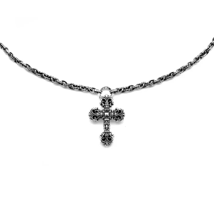 Chrome Hearts Paperchain Necklace With Dagger Pendant