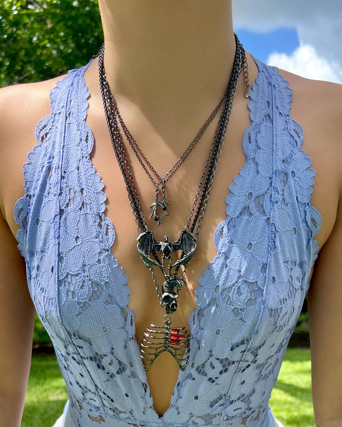 Crying On The Inside Dying On The Outside Friendship Necklaces by Johnnie Guilbert