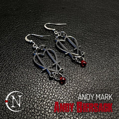 Earrings New Size ~ "Andy Mark" by Andy Biersack