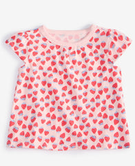 First Impressions Baby Girls Mix and Match Strawberry-Print T-Shirt