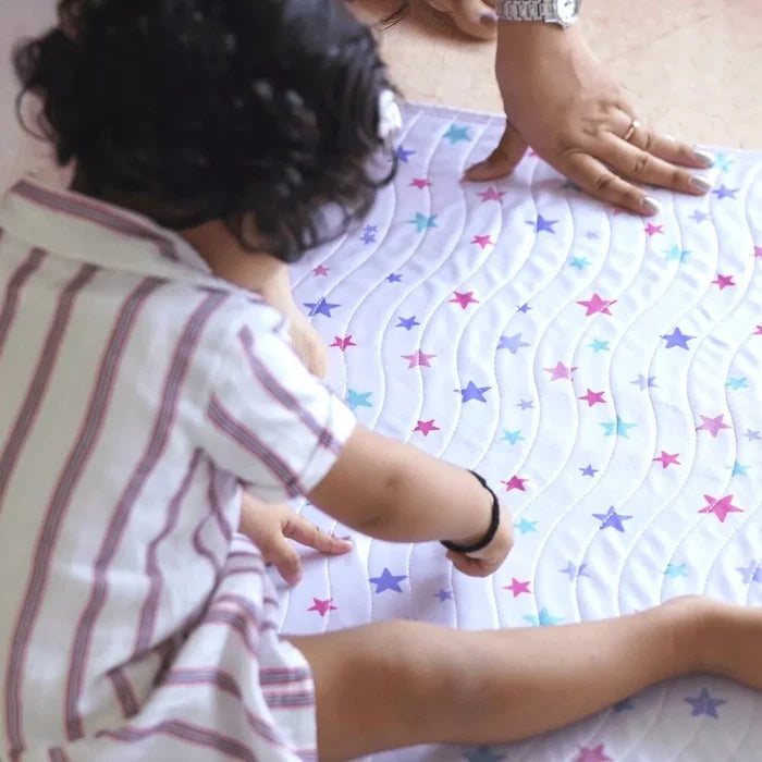 Happy Matty Premium Baby Mat with Cute Baby Lifestyle Image