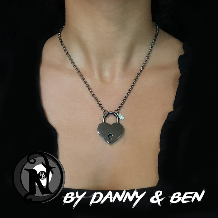 Gunmetal One From the Heart NTIO Necklace Danny Worsnop & Ben Bruce