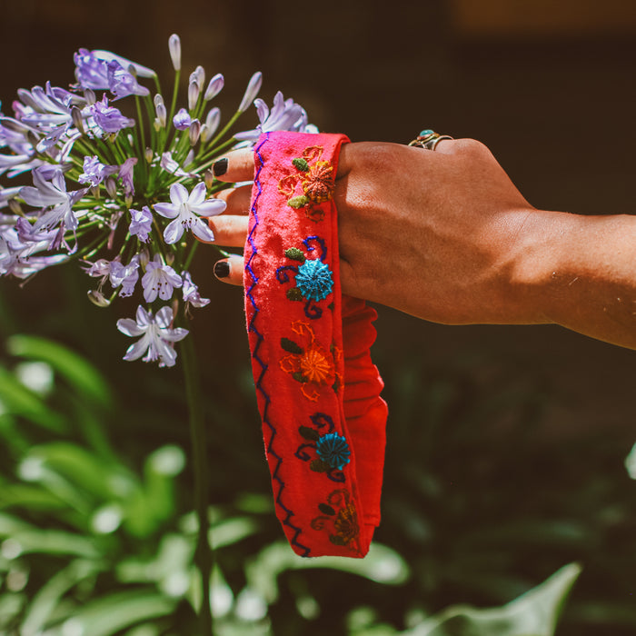 Handwoven Floral Headband