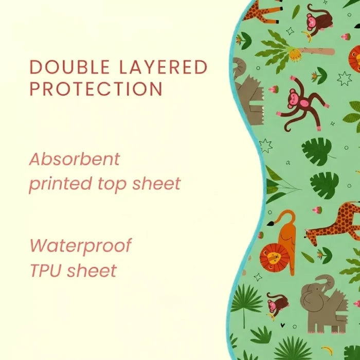 Premium Baby Burp with Double-Layer Protection for Mess-Free Feeding