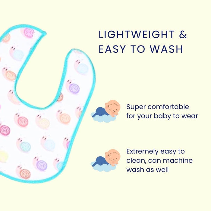 Happy Matty Lightweight Baby Bib with Easy Wash Feature for Babies