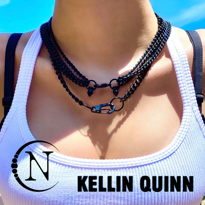 Kellin Quinn I'm Just Pissed 2 Piece NTIO Necklace/Choker Stack