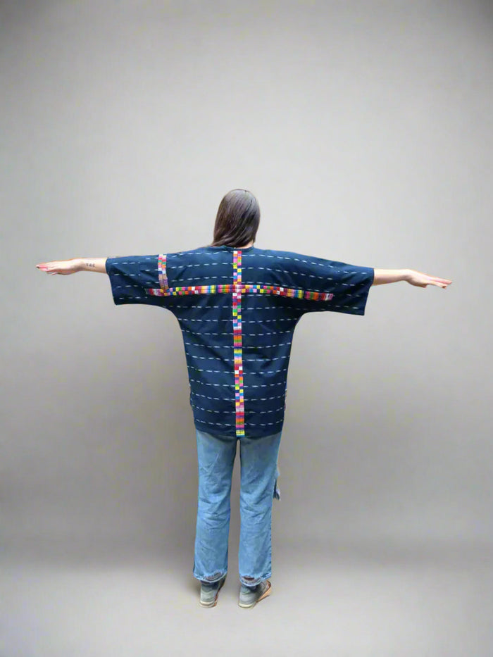 Kimono - White Stripes
