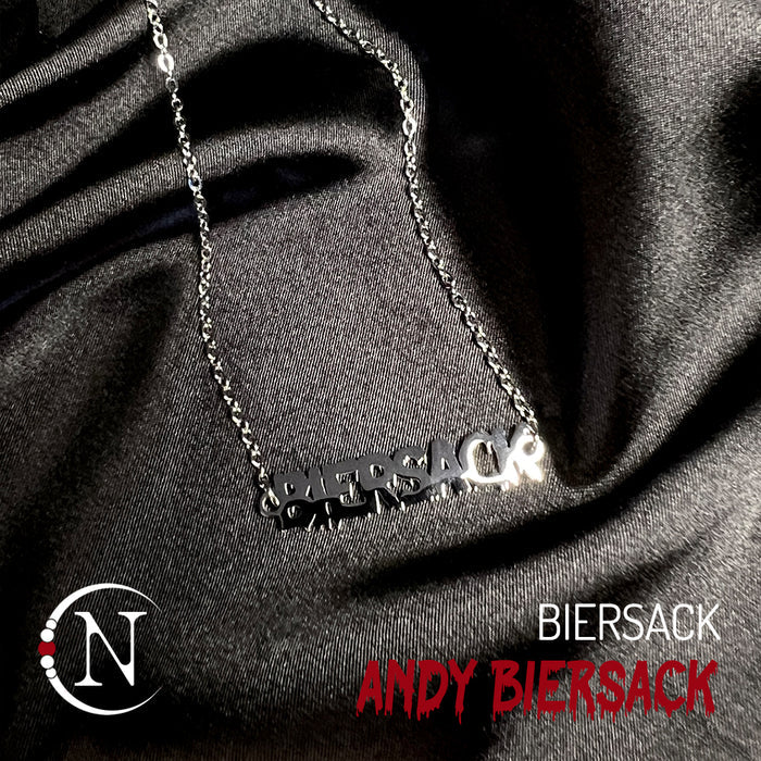 Necklace ~ Biersack Nameplate by Andy Biersack ~ Limited Edition ~35