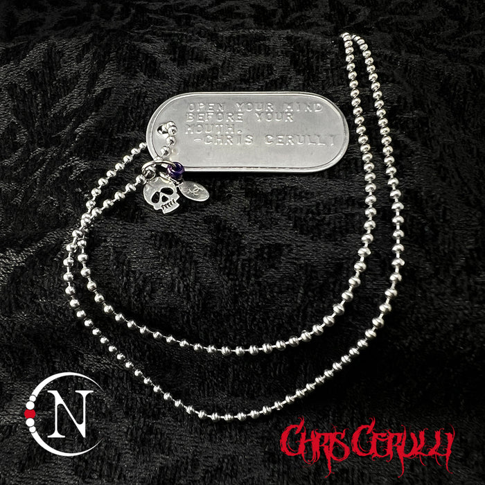 Open Your Mind Before Your Mouth NTIO Lyric Tag by Chris Cerulli ~ Limited Edition