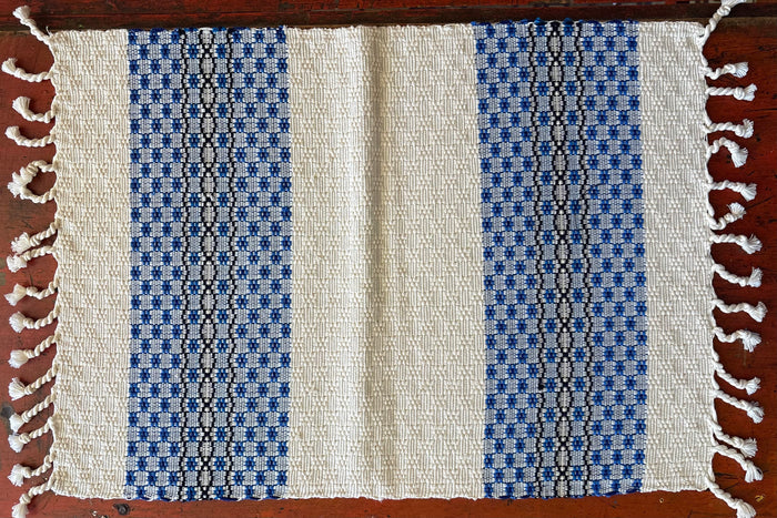White & blue