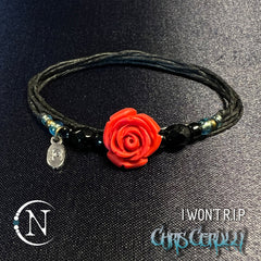 Red I Won't R.I.P NTIO Bracelet by Chris Cerulli ~ Limited Edition