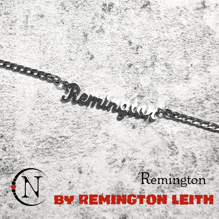 Remington Nameplate Necklace by Remington Leith ~ LIMITED EDITION PRE-ORDER