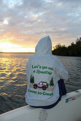 Roadtrip Jeep Hoodie - "Let's Go On a Roadtrip Coast to Coast" Hoodie