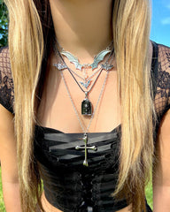 Silver ~ Bleed From The Heart Holiday 2023 NTIO Choker by Andy Biersack