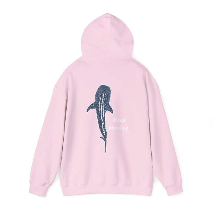 Whale Shark Keep Moving Hoodie
